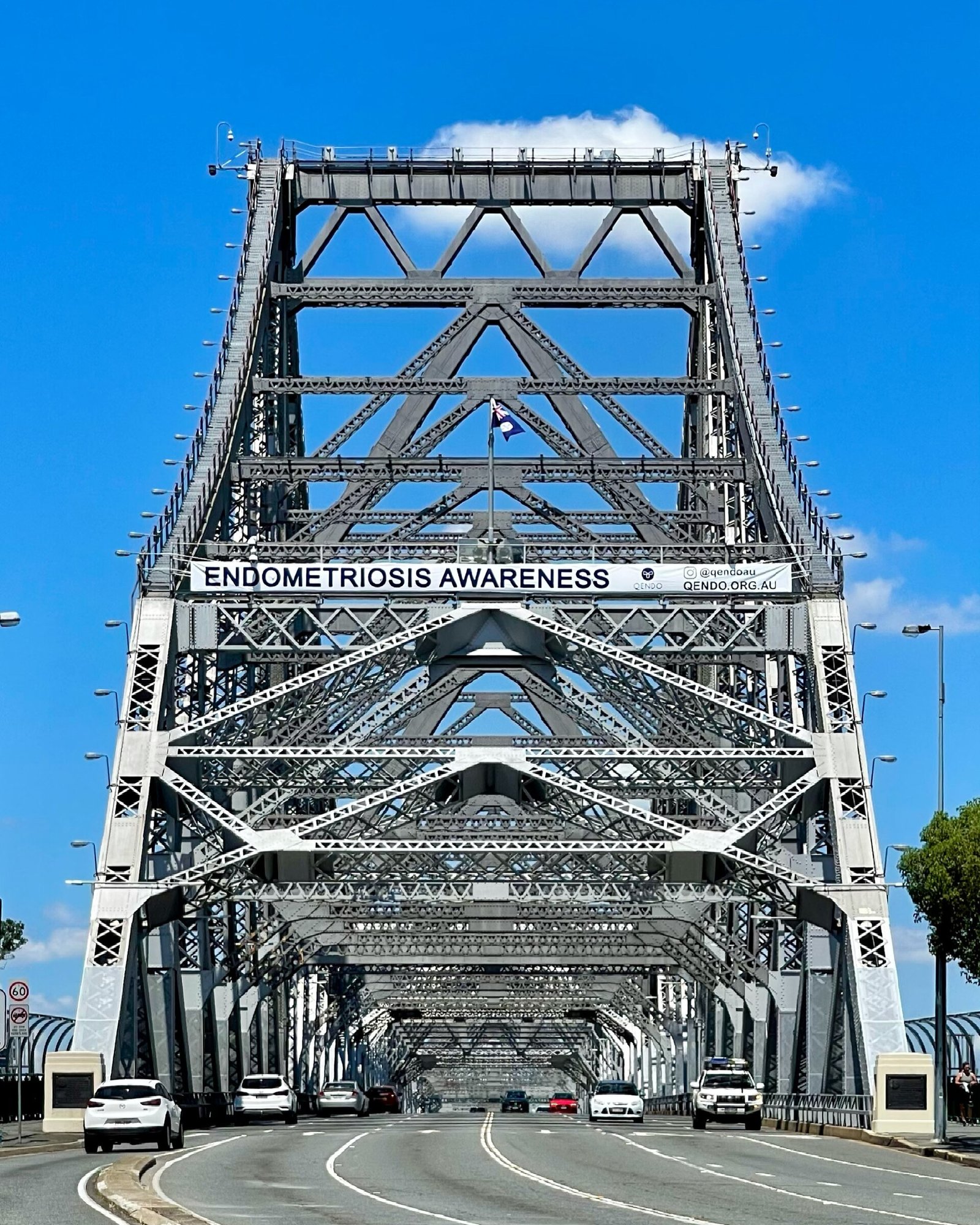Looking along the Story Bridge deck