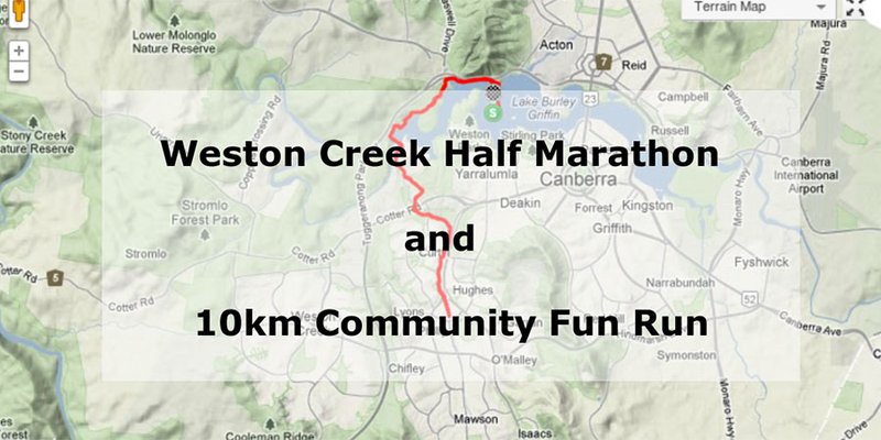 Weston Creek Half Marathon